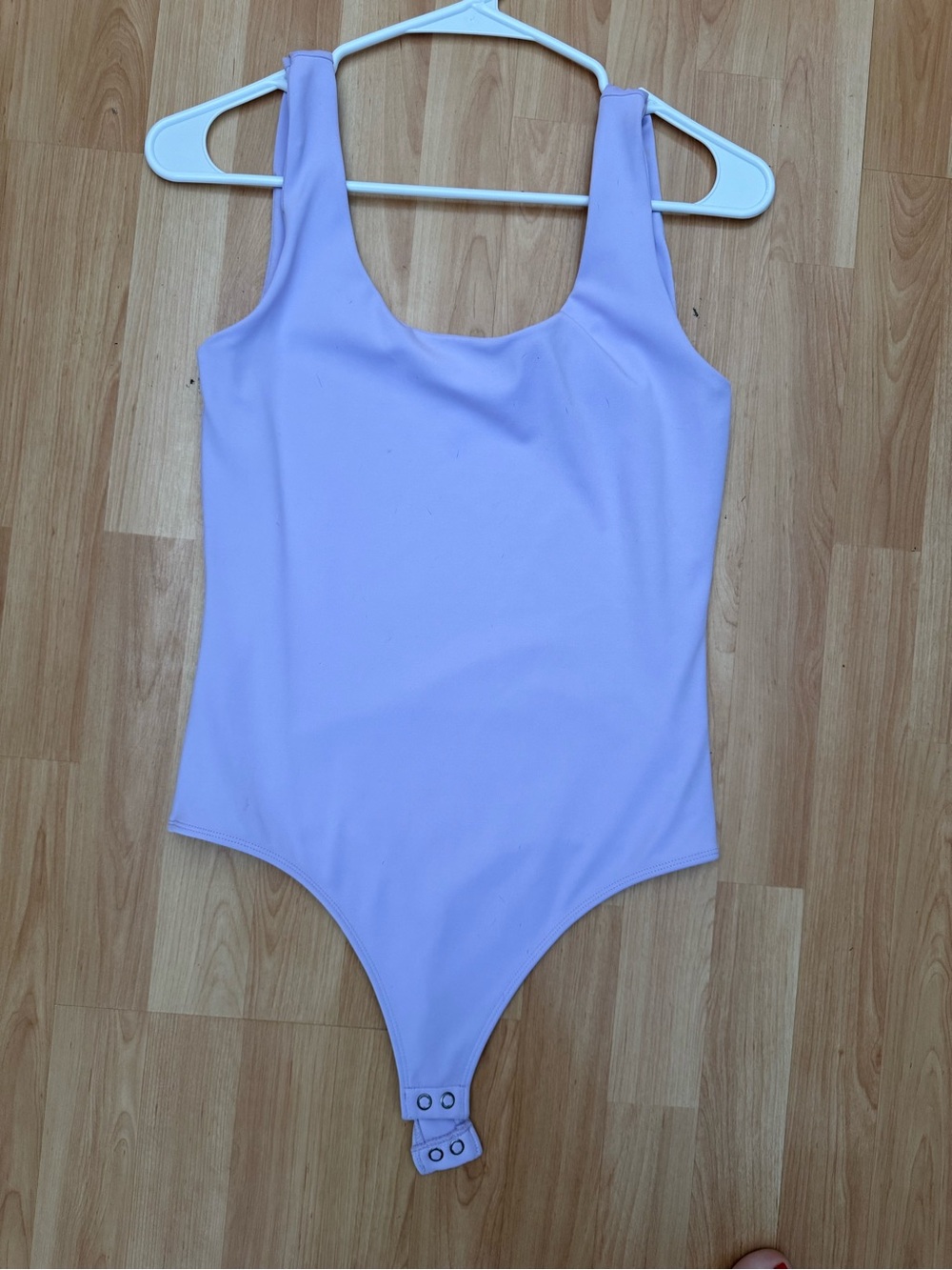 Lavender Scoop Neck Bodysuit size small